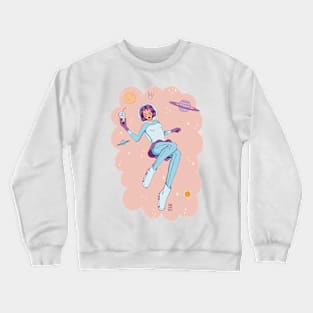 Space girl Crewneck Sweatshirt